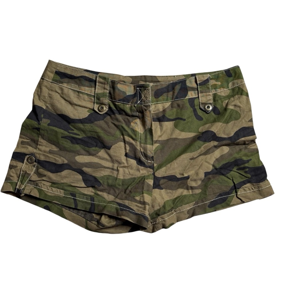 dELiA*s Camo Cargo Shorts Relaxed Fit Size Small